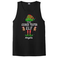 Personalized Cookie Tester Elf Family Matching Charismas Custom Name PosiCharge Competitor Tank