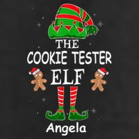 Personalized Cookie Tester Elf Family Matching Charismas Custom Name Trucker Hat