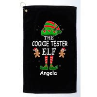 Personalized Cookie Tester Elf Family Matching Charismas Custom Name Golf Towel