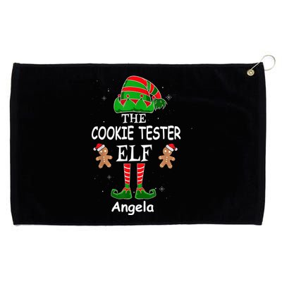 Personalized Cookie Tester Elf Family Matching Charismas Custom Name Grommeted Golf Towel