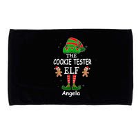 Personalized Cookie Tester Elf Family Matching Charismas Custom Name Microfiber Hand Towel