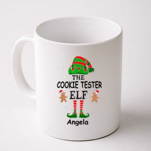 Personalized Cookie Tester Elf Family Matching Charismas Custom Name Coffee Mug