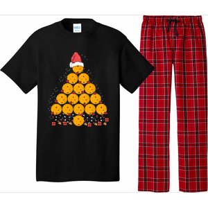 Pickleball Christmas Tree Outfit Xmas Cute Gift Pajama Set