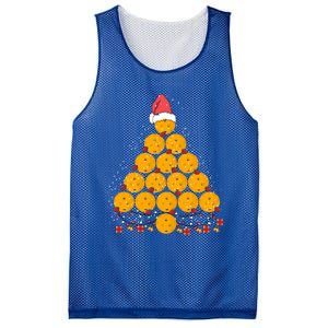 Pickleball Christmas Tree Outfit Xmas Cute Gift Mesh Reversible Basketball Jersey Tank