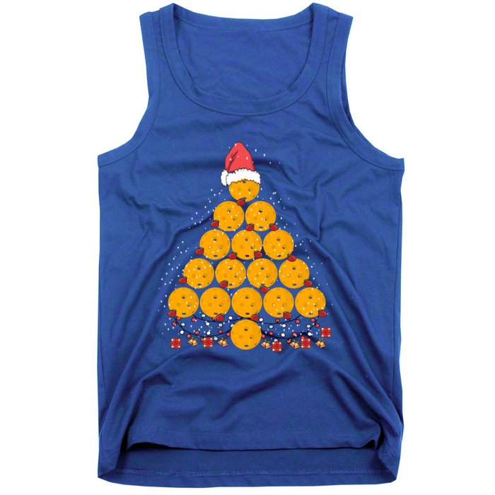 Pickleball Christmas Tree Outfit Xmas Cute Gift Tank Top