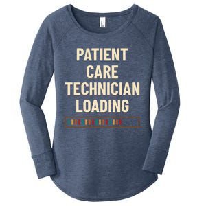 Patient Care Technician Loading Pct Medical Tech Gift Women's Perfect Tri Tunic Long Sleeve Shirt