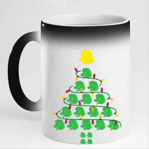 Poodle Christmas Tree Poodle Mom Great Gift 11oz Black Color Changing Mug