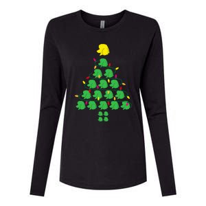 Poodle Christmas Tree Poodle Mom Great Gift Womens Cotton Relaxed Long Sleeve T-Shirt