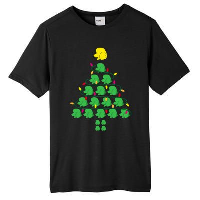 Poodle Christmas Tree Poodle Mom Great Gift Tall Fusion ChromaSoft Performance T-Shirt