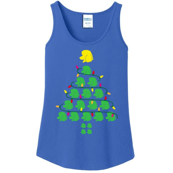 Poodle Christmas Tree Poodle Mom Great Gift Ladies Essential Tank