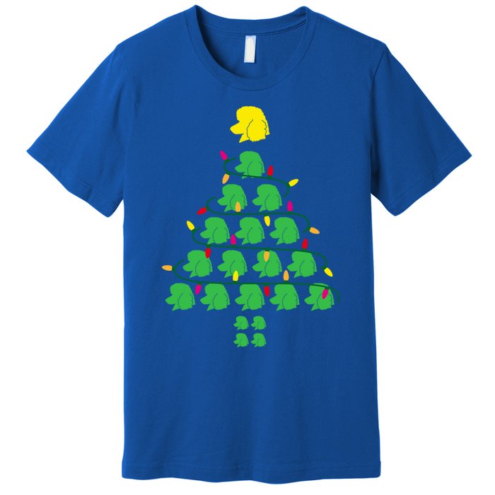 Poodle Christmas Tree Poodle Mom Great Gift Premium T-Shirt