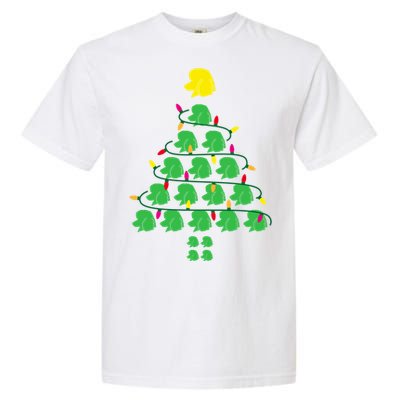 Poodle Christmas Tree Poodle Mom Great Gift Garment-Dyed Heavyweight T-Shirt