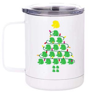 Poodle Christmas Tree Poodle Mom Great Gift 12 oz Stainless Steel Tumbler Cup