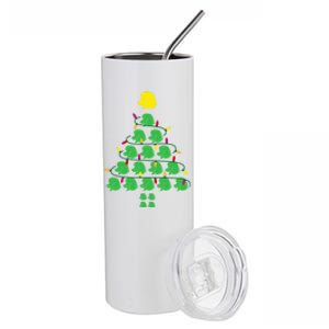 Poodle Christmas Tree Poodle Mom Great Gift Stainless Steel Tumbler