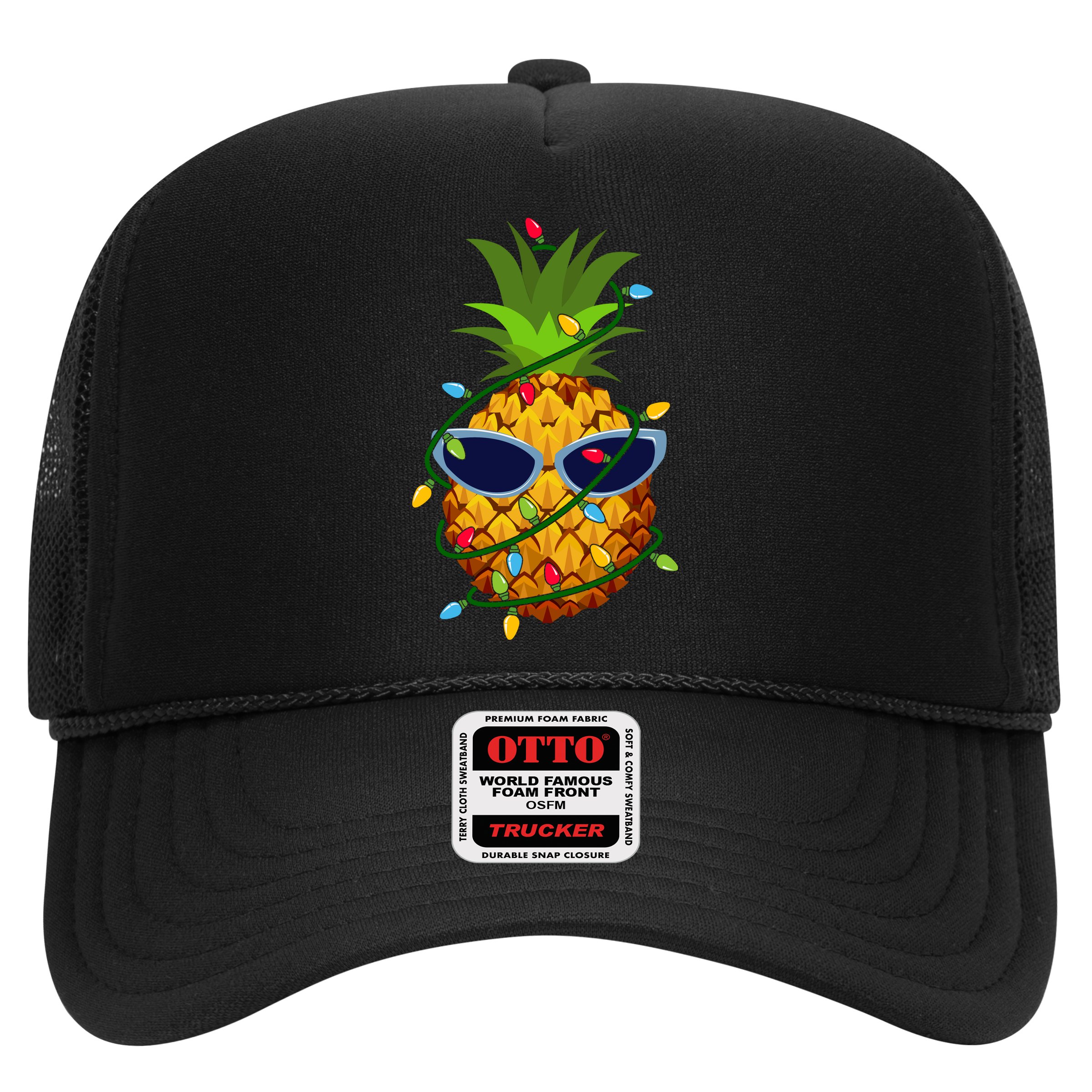 Pineapple Christmas Tree Lights Xmas Boys Sunglasses Hat