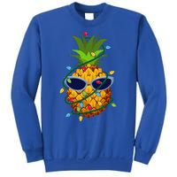 Pineapple Christmas Tree Lights Xmas Boys Sunglasses Sweatshirt