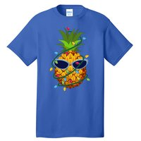 Pineapple Christmas Tree Lights Xmas Boys Sunglasses Tall T-Shirt