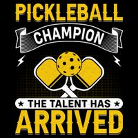Pickleball Champion The Talent Hat Arrived Drawstring Bag