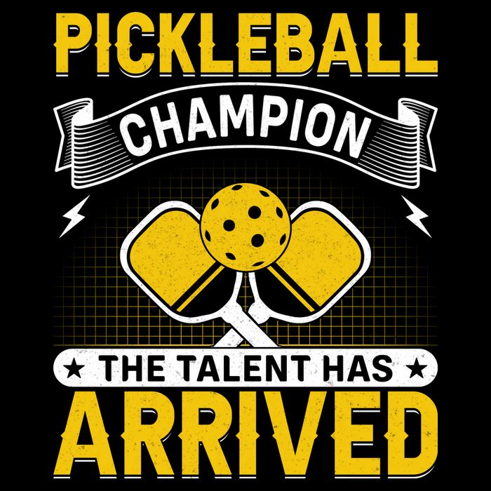 Pickleball Champion The Talent Hat Arrived Drawstring Bag