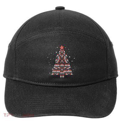 Phlebotomist Christmas Tree 7-Panel Snapback Hat