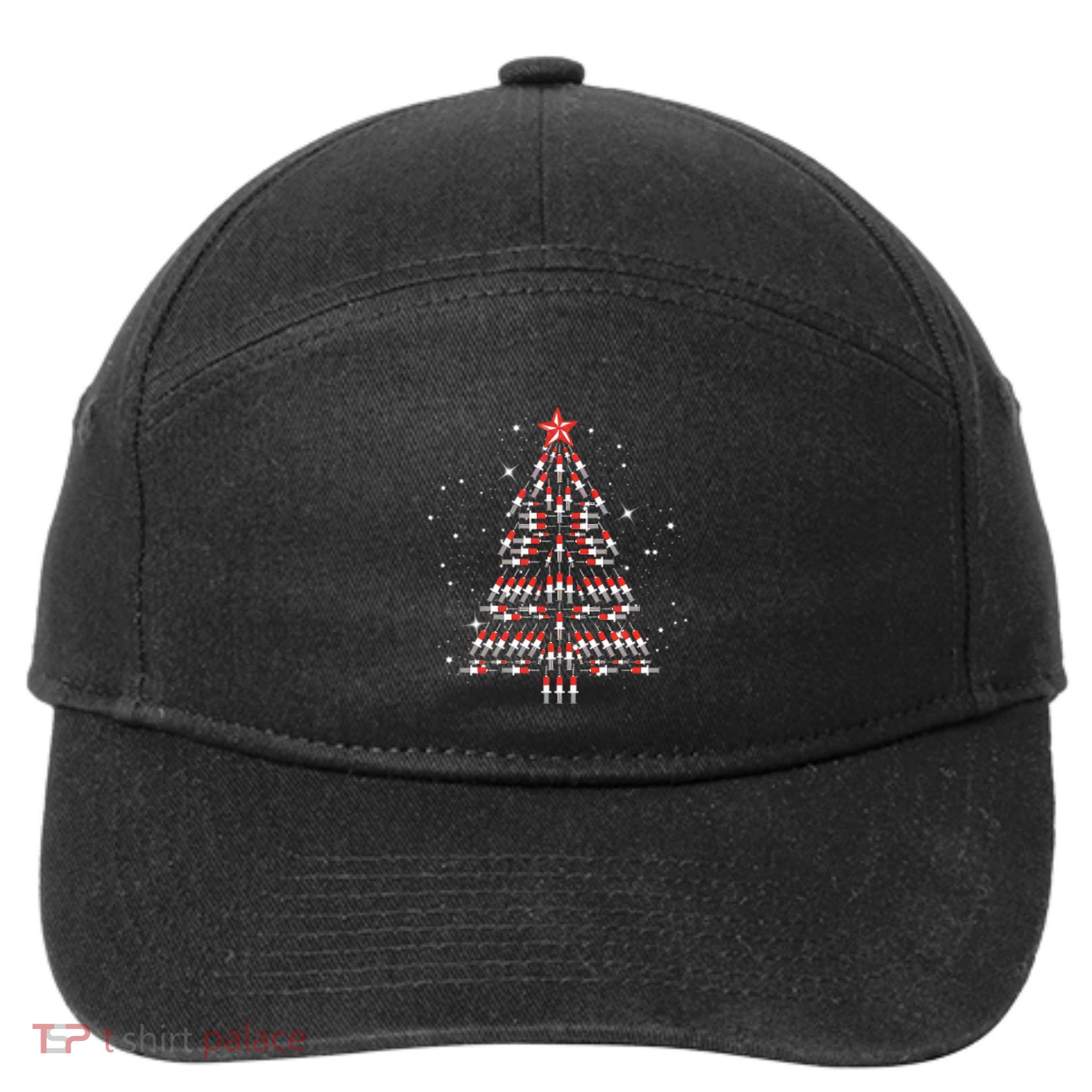 Phlebotomist Christmas Tree 7-Panel Snapback Hat