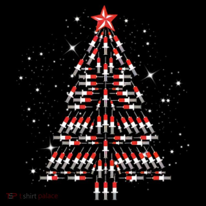 Phlebotomist Christmas Tree 7-Panel Snapback Hat