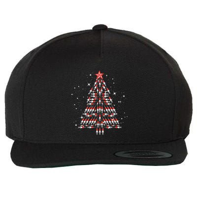 Phlebotomist Christmas Tree Wool Snapback Cap