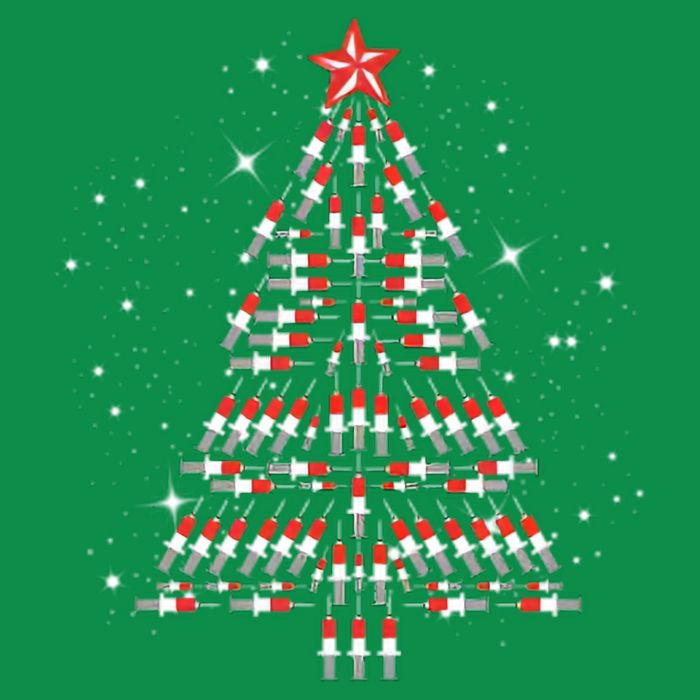 Phlebotomist Christmas Tree Tall T-Shirt