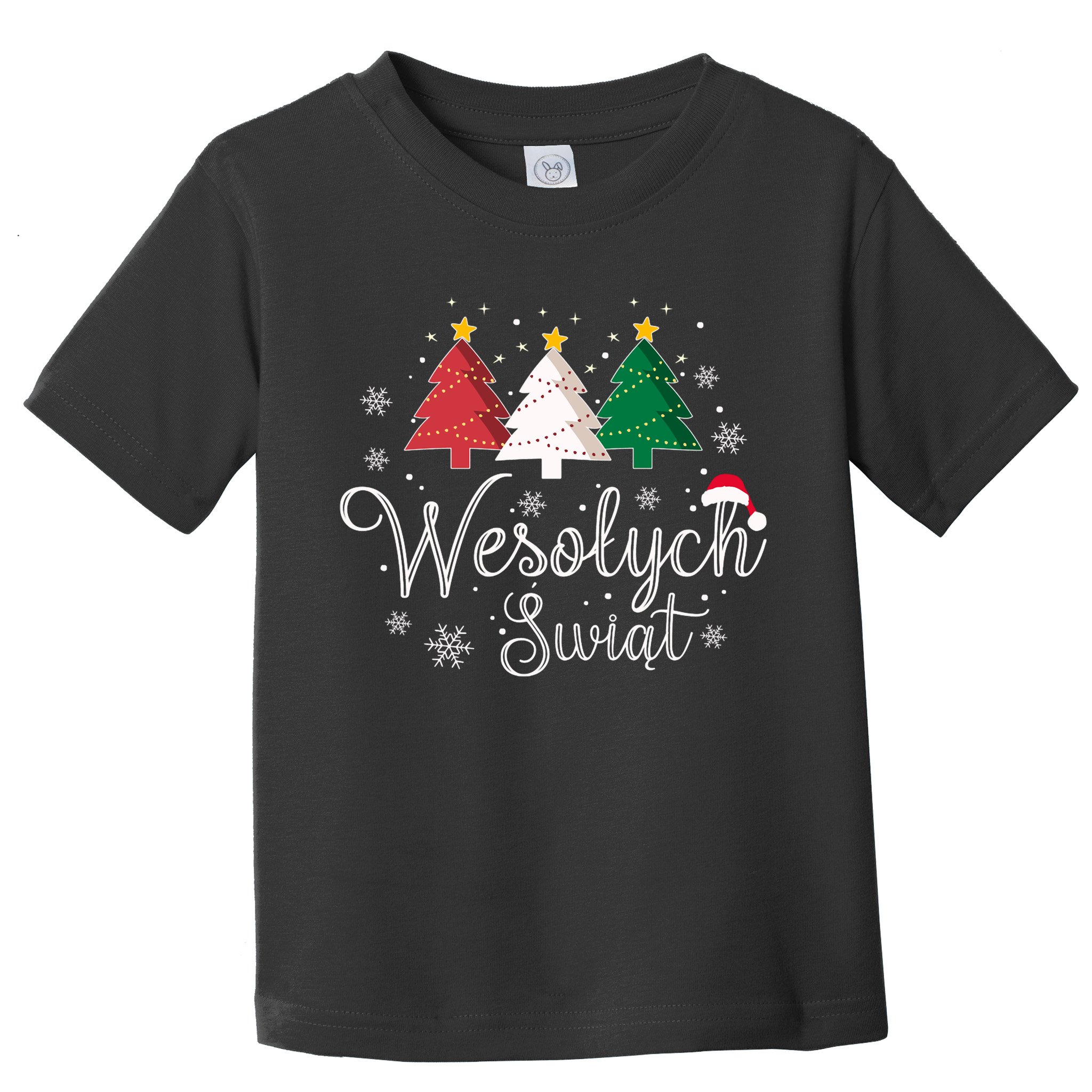 Poland Christmas Tree Polish Merry Xmas Wesolych Swiat Toddler T-Shirt