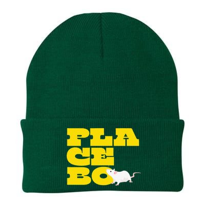 Placebo Clinical Trial Study Experiment Flowers Lab Rat Knit Cap Winter Beanie