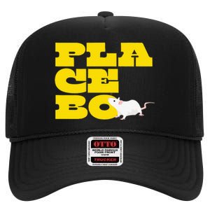 Placebo Clinical Trial Study Experiment Flowers Lab Rat High Crown Mesh Back Trucker Hat