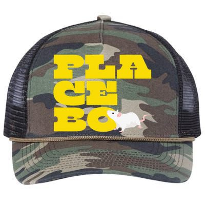 Placebo Clinical Trial Study Experiment Flowers Lab Rat Retro Rope Trucker Hat Cap