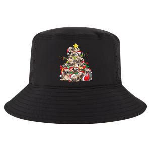 Pug Christmas Tree Dog Santa Xmas Merry Dogmas Cool Comfort Performance Bucket Hat