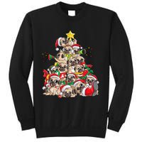 Pug Christmas Tree Dog Santa Xmas Merry Dogmas Sweatshirt