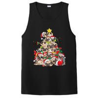 Pug Christmas Tree Dog Santa Xmas Merry Dogmas PosiCharge Competitor Tank