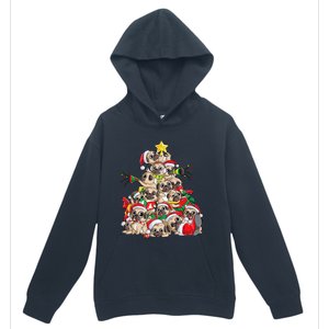 Pug Christmas Tree Dog Santa Xmas Merry Dogmas Urban Pullover Hoodie