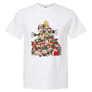 Pug Christmas Tree Dog Santa Xmas Merry Dogmas Garment-Dyed Heavyweight T-Shirt