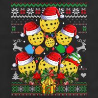 Pickleball Christmas Tree Ugly Sweater Santa Paddle Ball Gift 11oz C Handle Ceramic Mug