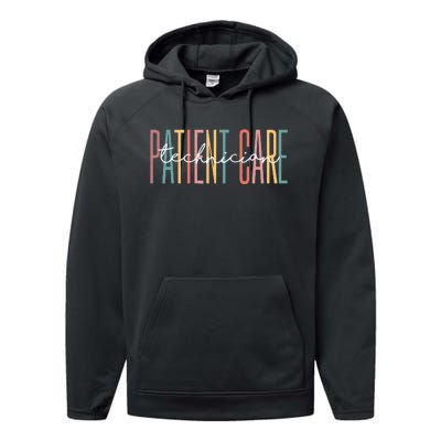 Patient Care Technician Best Patient Care Tech PCT Performance Fleece Hoodie