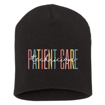 Patient Care Technician Best Patient Care Tech PCT Short Acrylic Beanie