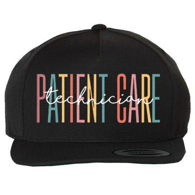 Patient Care Technician Best Patient Care Tech PCT Wool Snapback Cap