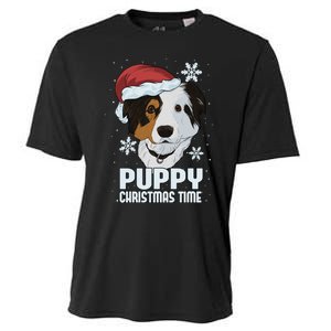 Puppy Christmas Time Cooling Performance Crew T-Shirt