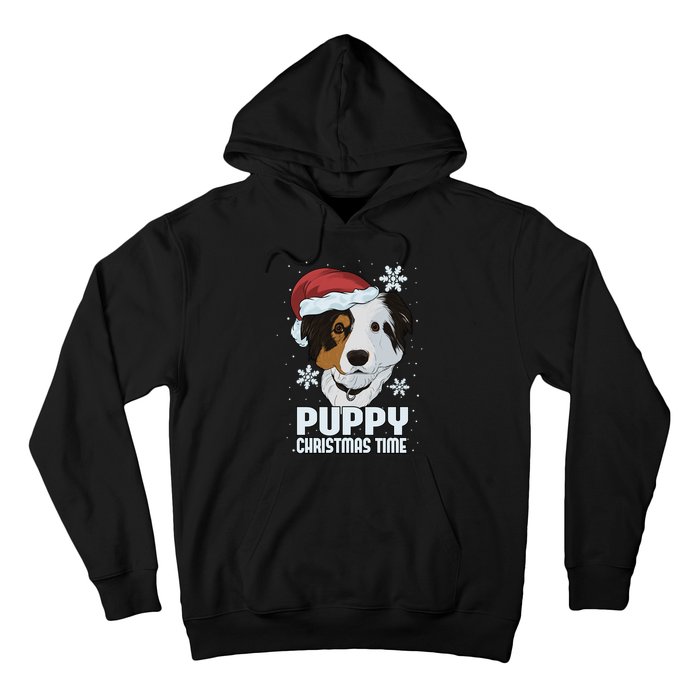 Puppy Christmas Time Hoodie