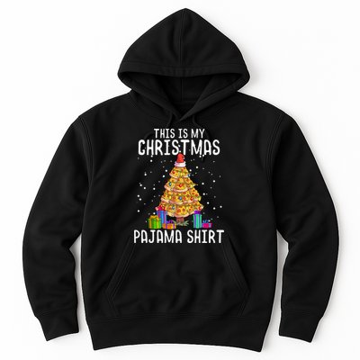Pizza Christmas Tree Shirt Pizza Lover Gift Xmas Hoodie