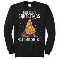 Pizza Christmas Tree Shirt Pizza Lover Gift Xmas Sweatshirt