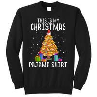 Pizza Christmas Tree Shirt Pizza Lover Gift Xmas Tall Sweatshirt