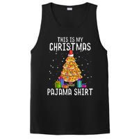 Pizza Christmas Tree Shirt Pizza Lover Gift Xmas PosiCharge Competitor Tank