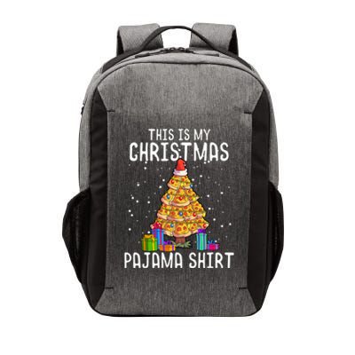 Pizza Christmas Tree Shirt Pizza Lover Gift Xmas Vector Backpack