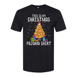 Pizza Christmas Tree Shirt Pizza Lover Gift Xmas Softstyle CVC T-Shirt