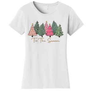 Pink Christmas Tree Christmas Women's T-Shirt